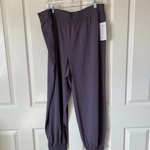 NWT Purple Athleta joggers Size 18